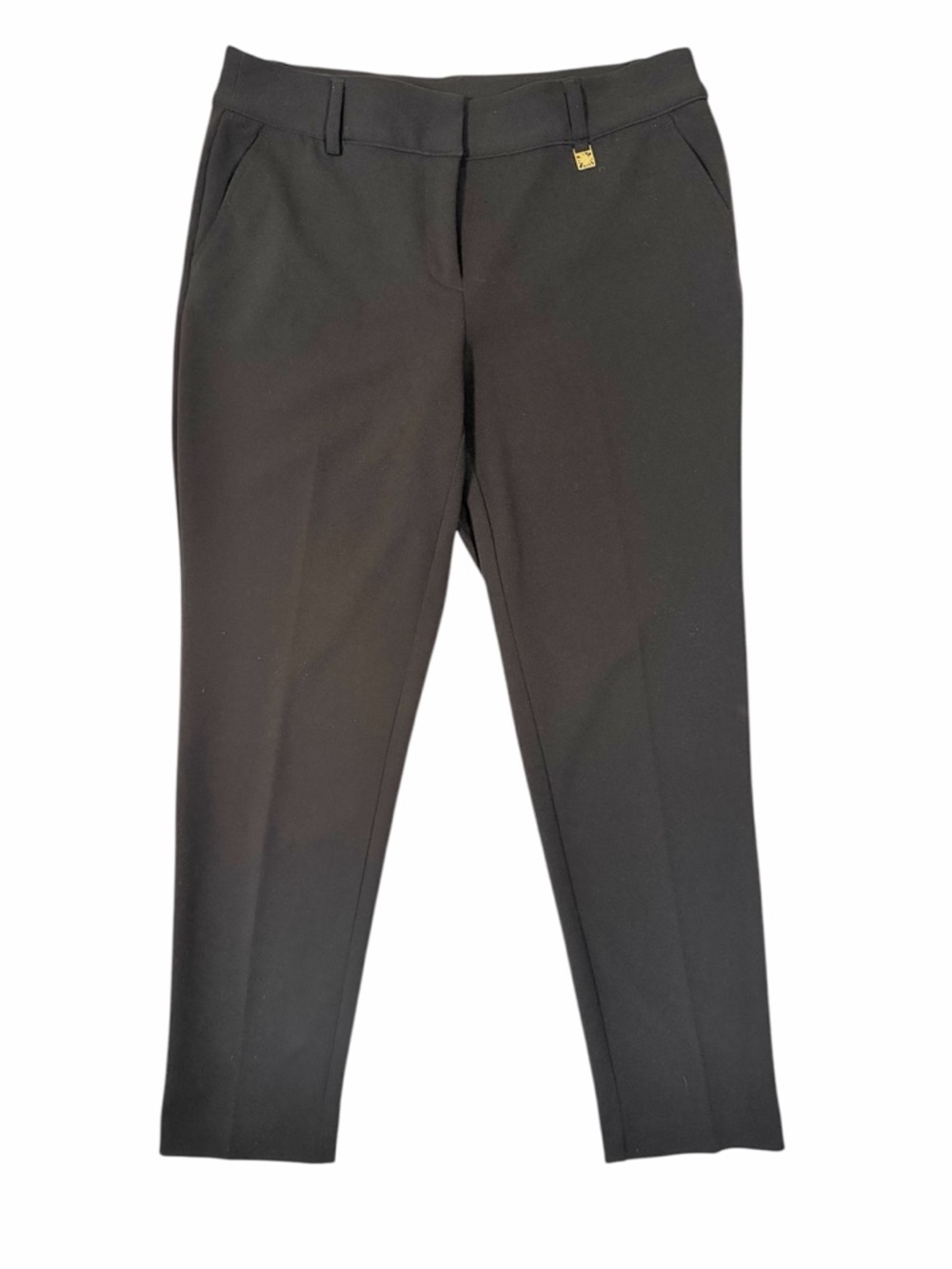 Anne Klein Black Ankle Pants with Lion Logo